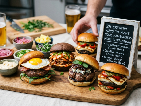 25 Creative Ways to Make Your Hamburgers More Interesting