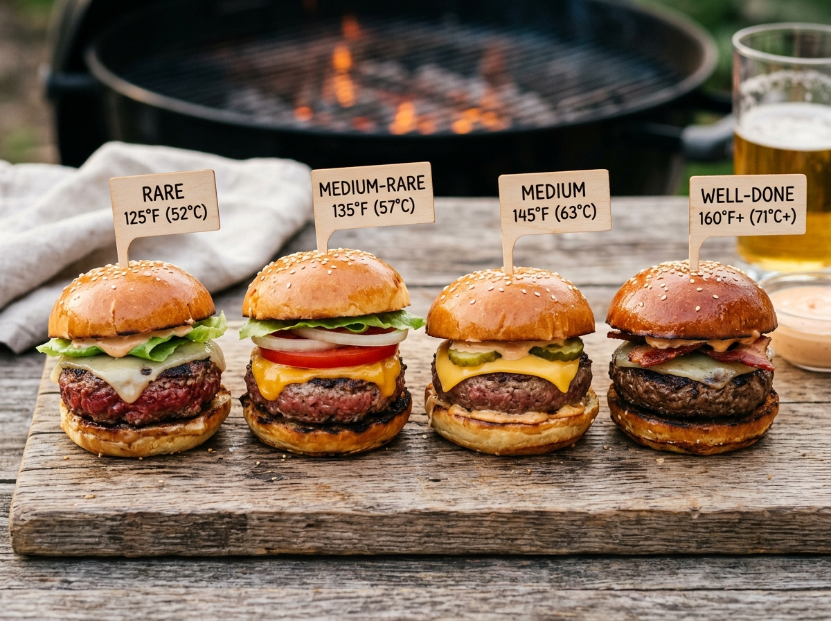 Best Burger Temperatures for Every Doneness Level