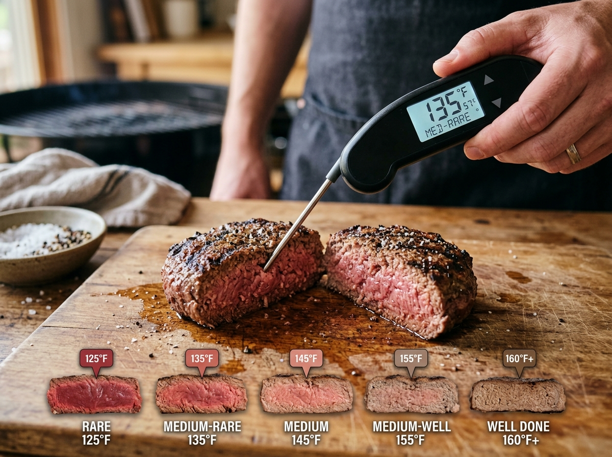 Burger Internal Temperature Guide for Every Doneness Level