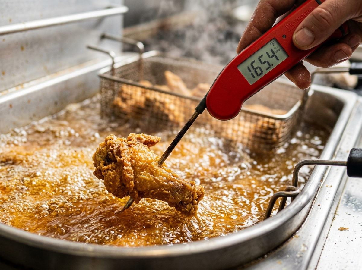 Chicken Wing Fry Temperature