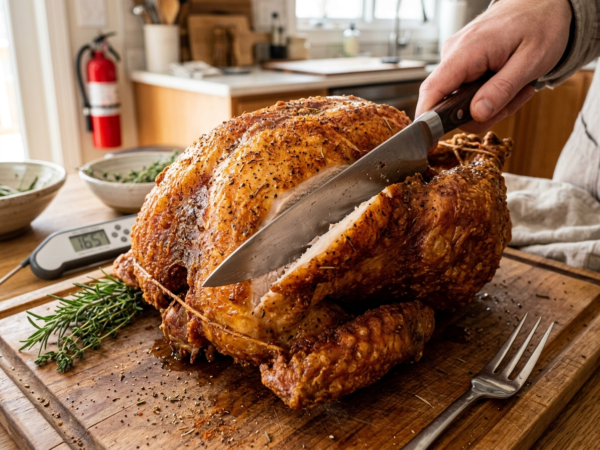 Deep Fried Turkey Made Safe and Delicious