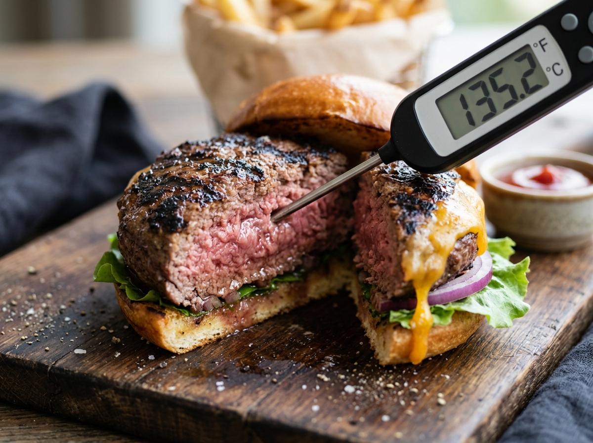 Medium Rare Burger Temperature: Exact Temps and Cook Times