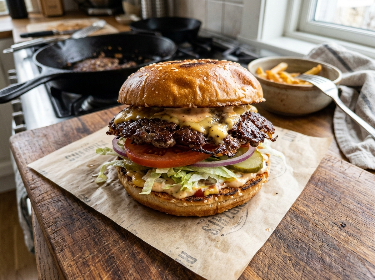 Smash Burgers at Home