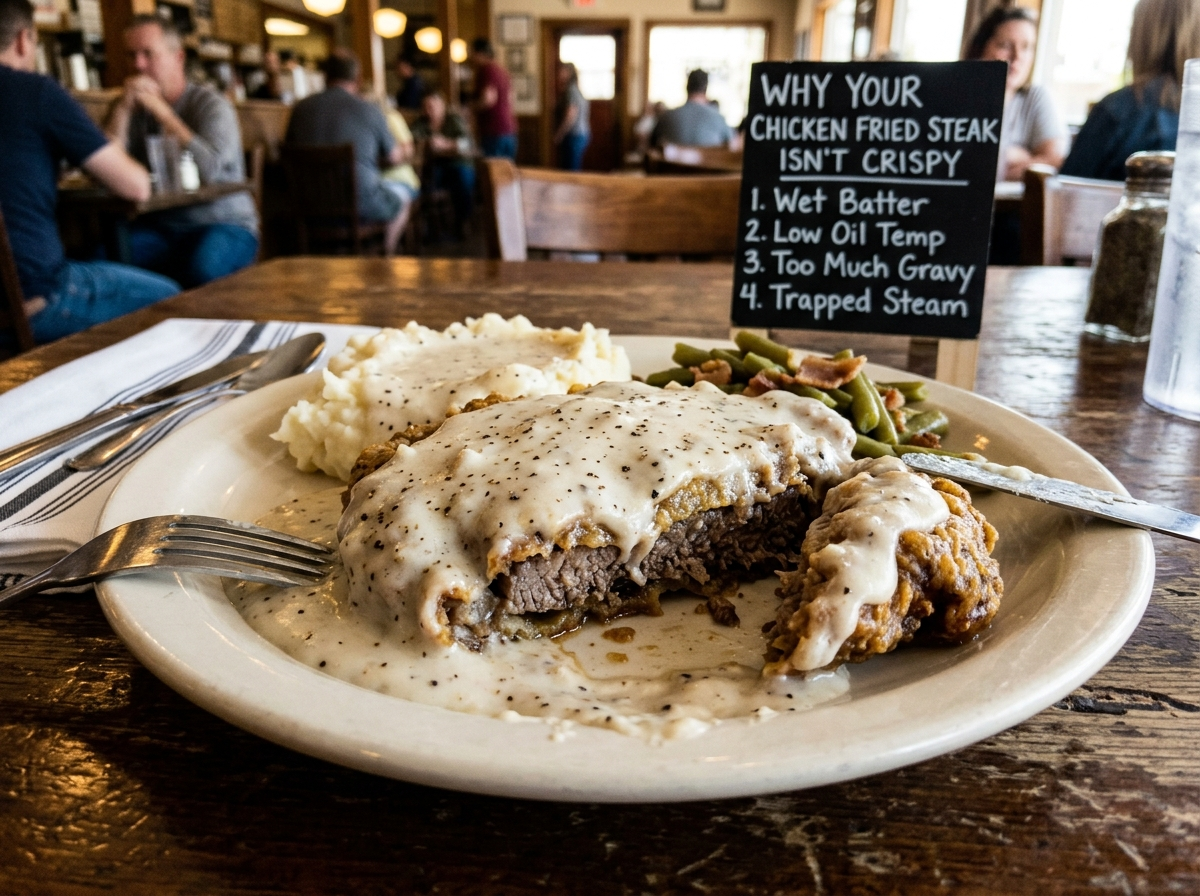 Why Your Chicken Fried Steak Isn't Crispy and How to Fix It