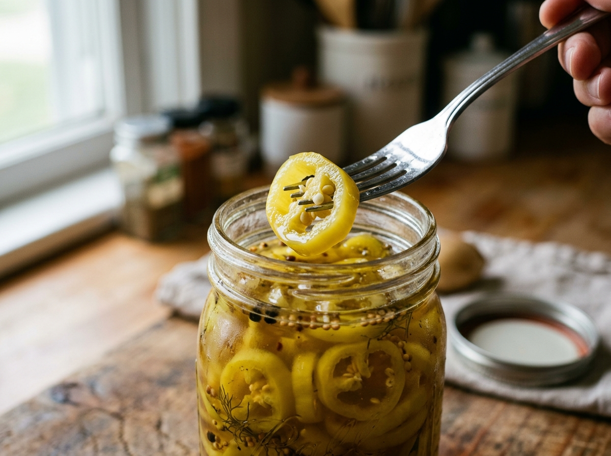 How to Make Banana Peppers for Sandwich Topping