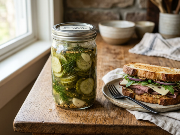 How to Make Homemade Pickles for Sandwiches