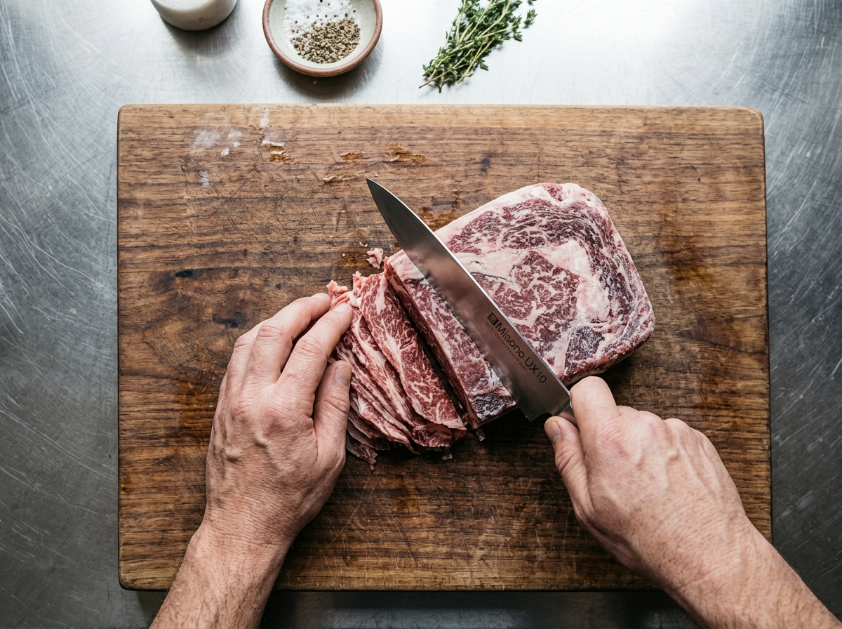 How to Slice Meat Thin for Cheesesteaks at Home