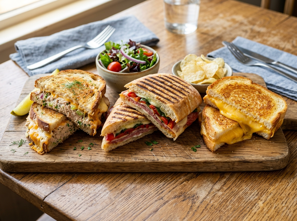 What Is the Difference Between a Melt a Panini and a Grilled Cheese