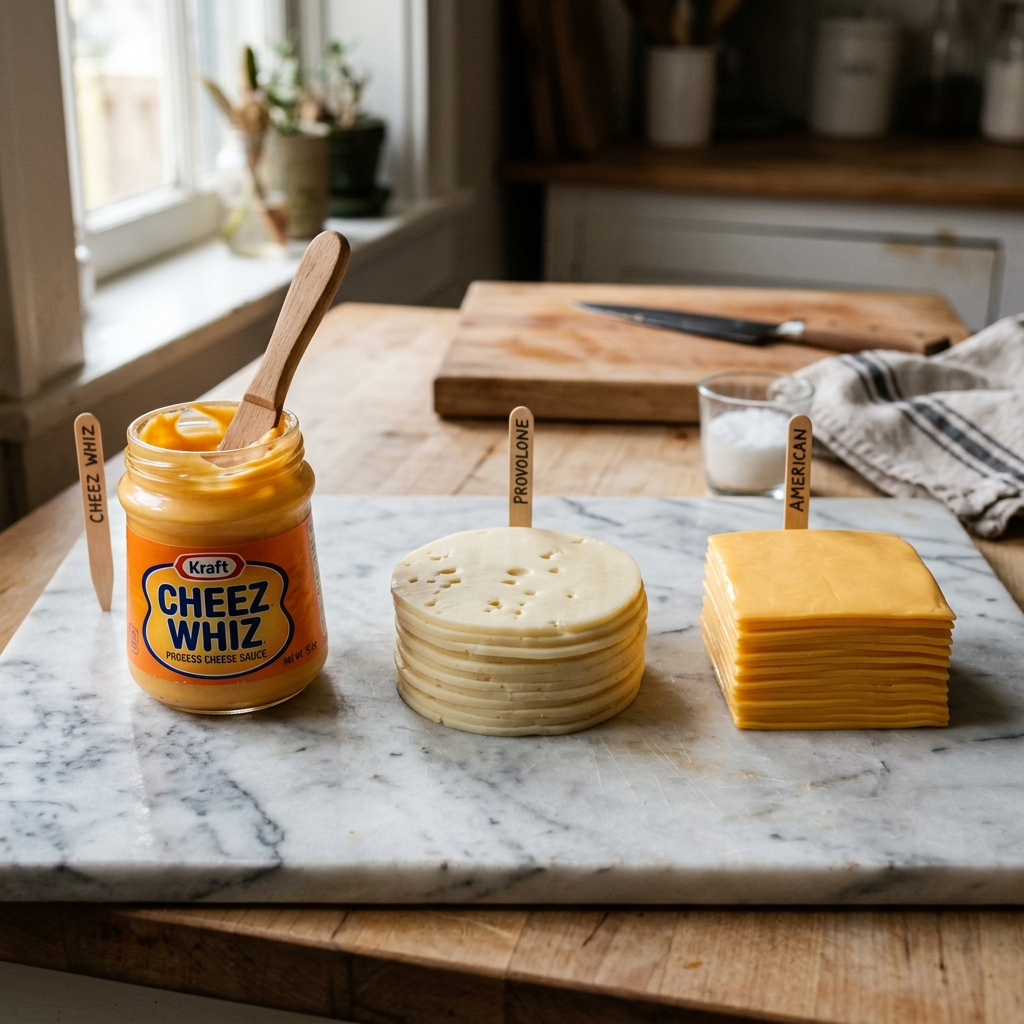 Cheez Whiz vs Provolone vs American Which Cheese for Cheesesteaks