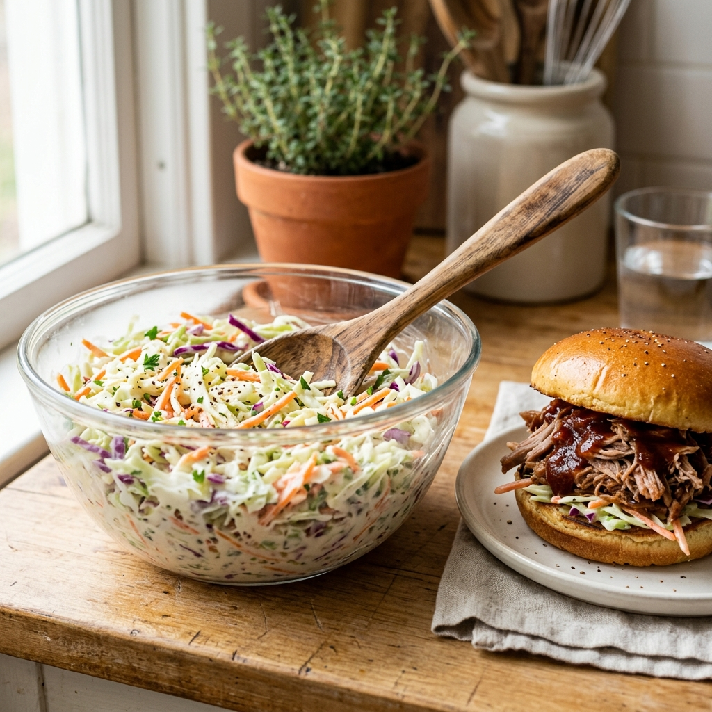 How to Make Coleslaw for Sandwiches