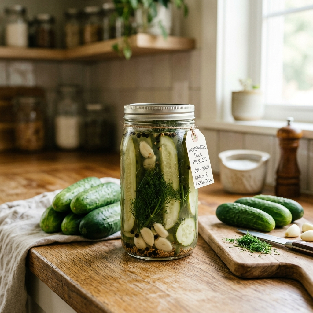 How to Make Homemade Pickles for Sandwiches