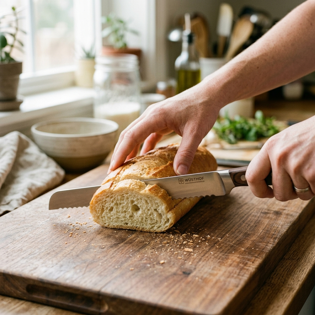 How to Slice a Hoagie Roll Without Tearing It