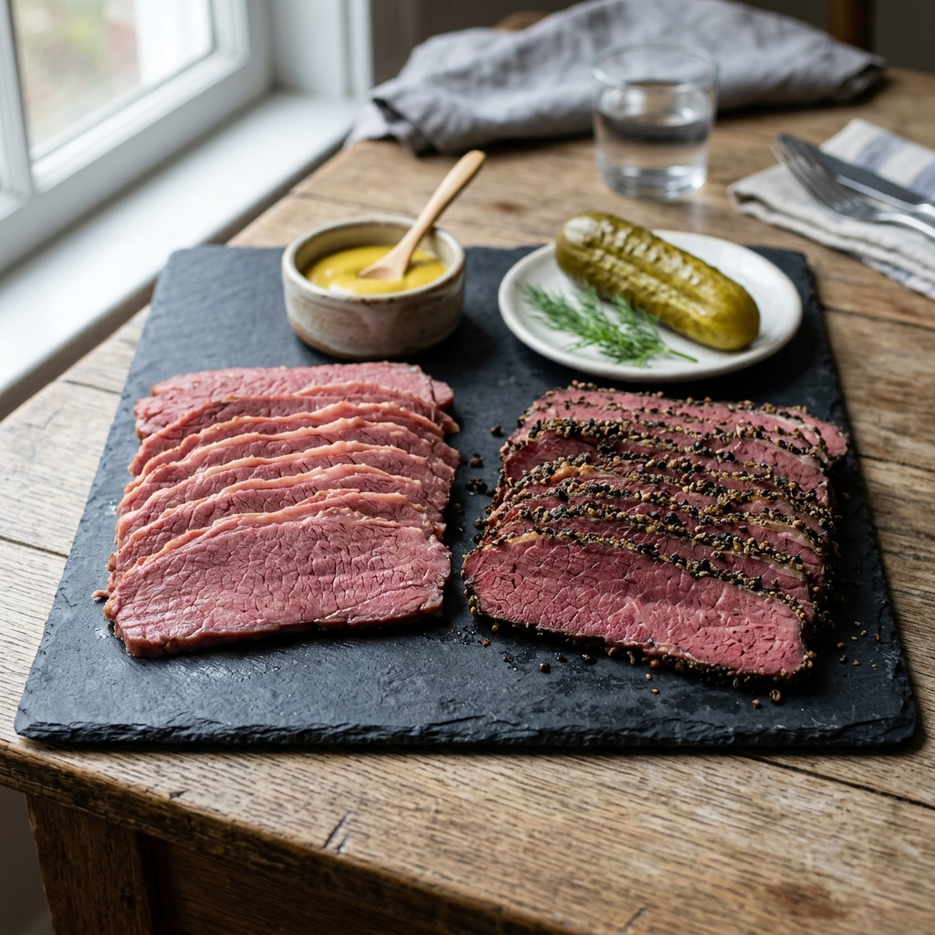What Is the Difference Between Corned Beef and Pastrami